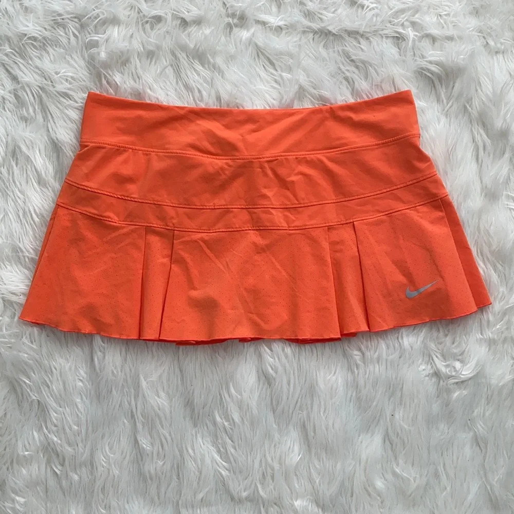 Nike | Orange Tennis Skirt